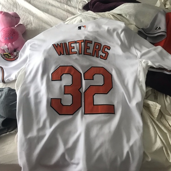 white orioles jersey